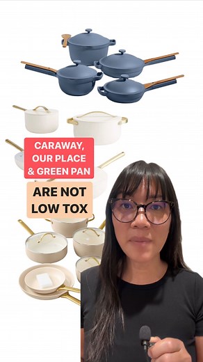 Dr. Yvonne | Low Tox Expert on Instagram: "Look out for greenwashing brands making claims of “green” and “non-toxic” products, when they are not! Cookware to AVOID 🚫 Non-stick (Teflon): “PFOA, PFOS, AND PTFE free” does not mean it’s safe 🤯 (Look for PFAS free) 🚫 Ceramic-coated 🚫 Aluminum and aluminum foil 🚫 Copper Best options (non-leaching): ✅ @xtrema_cookware Pure Ceramic (link in bio) ✅ VISIONS Glass (discontinue use if cracked or chipped) Great for mos
