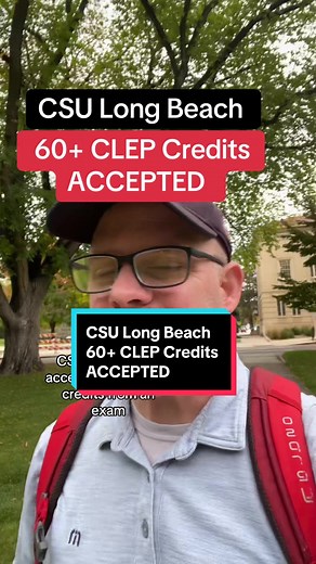 CSU Long Beach ACCEPTS 60 college credits from the CLEP Exams. 34 different exams. Less than 2 hours to complete each exam. Go through Modern States.org and complete their free CLEP Exam study material. Once you complete the study material for the exam you’re considering, you’ll get a CLEP Exam voucher to take the exam for free! #clep #csulb #csulongbeach #longbeach #homeschoolers