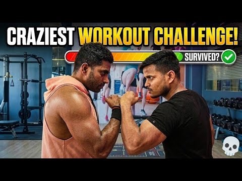 Craziest Workout Challenge Ever | Loser Did 100 Pushups | Ft. Vk Fitness Challenger