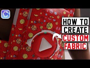How to Create CUSTOM FABRIC on Clo 3d