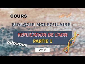 Biologie moléculaire S5 Darija, Réplication de l'ADN : Initiation de la réplication.