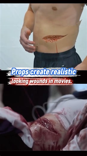 How Props Create Fake Bleeding Effects in Movies#MovieProps#SpecialEffects#FakeBlood#Shorts#viral