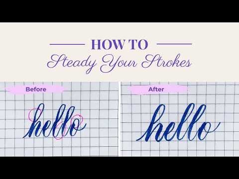 How to Fix Shaky Brush Calligraphy Strokes