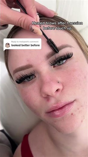 1 Session. Unbelievable Healed Results 😍 | Before & After Brows