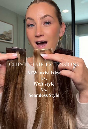 GOOGOO dropped new invisible edge clip ins👏🏼👏🏼👏🏼👏🏼 #googoohair #clipinextensions #clipins