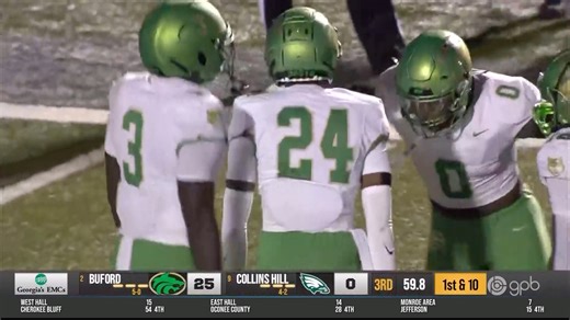 Here is a highlight reel of the TOP moments from the Buford Football vs. Collins Hill Football Region 8-6A game. Wolves win it 34-3. | GPB Sports