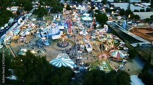 County Fairgrounds Rides and Amusement Attractions Sunset Carnival