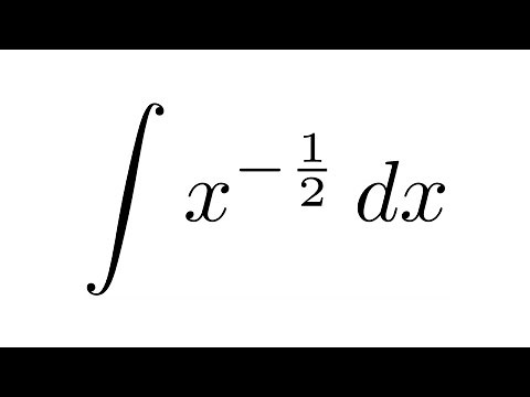 Integral of x^(-1/2)
