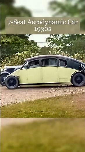 This 7-seater shocked everyone in the 1930s #vintage #classiccar #automotive