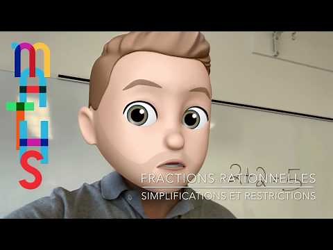 Maths SN4 TS4 - Simplifier des Fractions Rationnelles ( avec Restrictions )