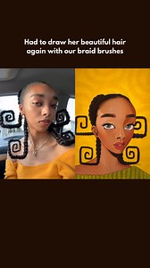 5.9K views · 199 reactions | Using our Procreate highlight braid brushes, we decided to illustrate @kayratheodore ‘s hair again • the brushes also for CSP & Adobe #creativehair #braidedhairstyles #procreatebrushes | By. Vegalia | Facebook