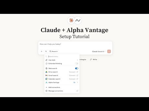 Alpha Vantage MCP Setup: Connecting to Claude