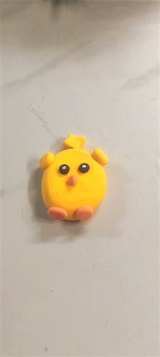 Cute Yellow Chick 🐥 | Mini Clay Art Tutorial | Super Easy DIY #crafty #creativeclayideas #diy #art