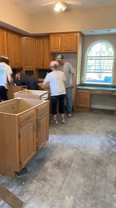53K views · 1.8K reactions | Before & After- Lower cabinet removal. A big thanks to Dan & Howard for removing the lower cabinets tonight. We are donating them to the Cornerstone Christian School for their Home Ec and Art rooms. ❤️ -We Can Do Hard Things | Miss Annie's Home + Kitchen | Facebook
