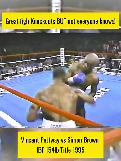 Vincent Pettway vs Simon Brown - Epic Boxing Showdown
