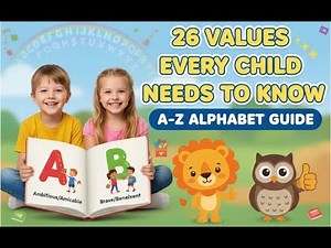 26 Values Every Child Needs to Know (A-Z Alphabet Guide)