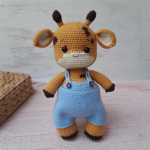 Giraffe Toy Stuffed Animals Plushie Toys Amigurumi Animals - Etsy