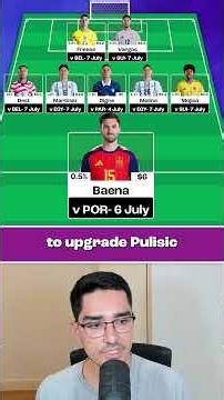 MD5 FINAL TEAM SELECTION WORLD CUP FANTASY | FIFA WC 2026