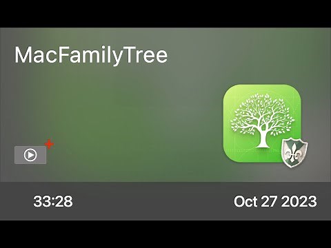 MacFamilyTree - Preview