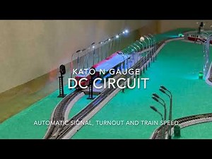 Automated DC Train Circuit on Kato N Gauge