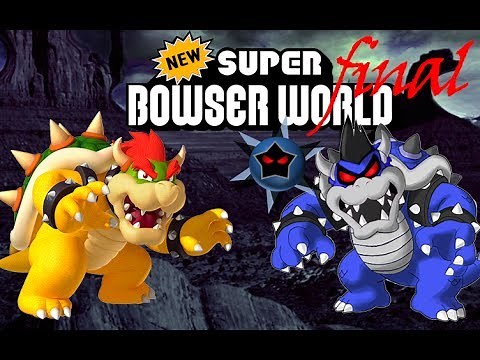 New Super Bowser bros. Dark Bowser castle (Bowser vs Dark Bowser)