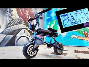 Homemade Electric Mini BMX +60km/h! The Fastest Mini Bike in the World?