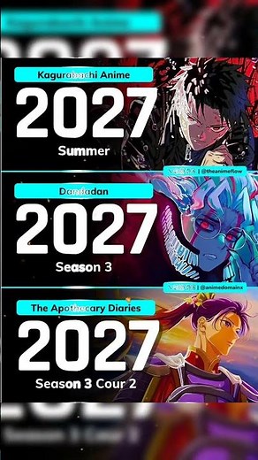 BIGGEST Anime Release Dates 2026-2027! 🤯🔥