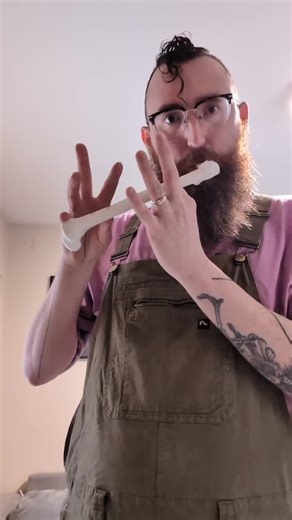 Spooky 3D Printed Bone Whistle - Sparkly Purple Irish D Tin Whistle - Etsy