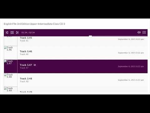 English File 3rd Edition Upper-Intermediate Class CD 3. 3.47