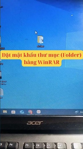 Đặt mật khẩu thư mục Folder bằng WinRAR #windows #printer #computer