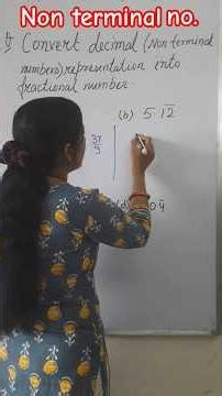 Non terminal numbers #shorts #maths #ncert #tricks #nonterminalnumbers #mathstricks #education #exam