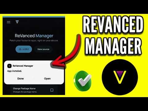How to Install Revanced Manager App on Android