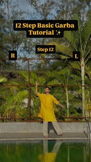 Tarun Manorama Bairagi on Instagram: "DODHIYA 12 Steps Basic Garba Tutorial ✨❤️ [ dodhiya, garba lovers, navratri special❤️, tutorial ] #instalike #instadaily #garbareels #garbasteps #garbalover #garbaking #dancewithme #tutorial #festivalvibes #dandiyadance #dodhiyalover"