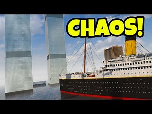 Titanic vs TALL BUILDINGS Destruction! - Teardown Gameplay