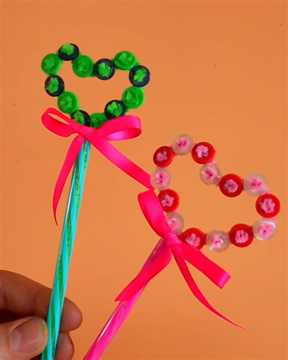123K views · 191 reactions | Button Heart Wands | Magic Hands Creations | Facebook