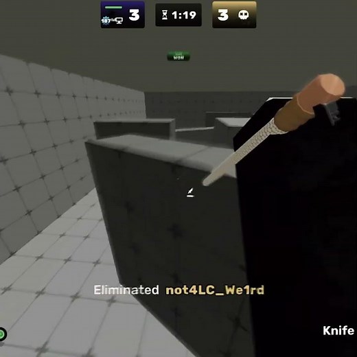 new knife skin is PEAK #rivals #roblox #music