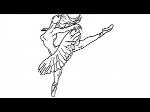 How to Draw a Ballerina | Ballet Dancer Drawing Step by Step | Easy Ballerina Sketch for Beginners