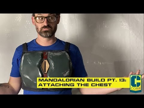 Mandalorian Cosplay Build #13: Attaching the Chest Armor to the Flightsuit