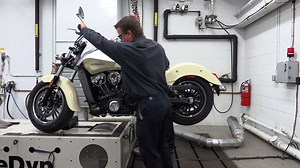121K views · 676 reactions | Industry experts call the Indian Scout V-twin a masterful piece of engineering. We decided to roll one into our dyno to find out how AMSOIL Synthetic V-Twin Motorcycle Oil fares in its powerful engine at 2X the manufacturer’s drain interval. Watch now to see what happens. | AMSOIL INC. | Facebook