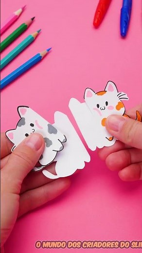 😍 BFF Para Sempre! Faça Chaveiros de Gatinho! 🐱 #DiversãoKids #Manualidades