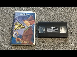 The Great Mouse Detective 1999 VHS Overview