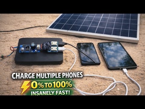 How to build Solar charger for mobile phones