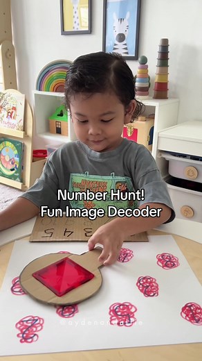 Fun Magnetic Tiles Number Decoding Activity for Preschoolers