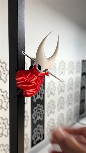 3D Printed Hollow Knight SilkSong Hornet Magnet Printer: Bambu Lab A1 STL: https://makerworld.com/models/1786812 | MIND 2 MAKE