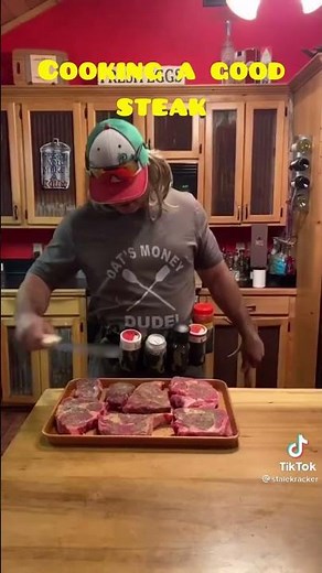 TikTok compilation of Stale Cracker Cajun cooking great steaks