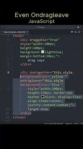 JavaScript Basics: Understanding the HTML Attribute ondragleave with Practical Examples