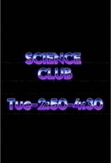 SCIENCE CLUB IS BACK! JOIN US TUESDAYS AFTER SCHOOL! #haltomhighschool #science