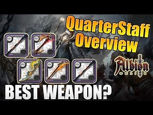 Albion Online - ALL QUARTERSTAFFS OVERVIEW - Quarterstaff, Soulscythe, Iron-Clad & More! F2P