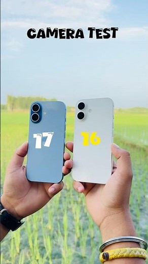 Iphone 16 vs iphone 17 camera test