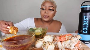 455K views · 6.2K reactions | DESHELLED SEAFOOD BOIL!! KING CRAB LEGS +SEAFOOD BOIL MUKBANG | Show Mukbang | Facebook